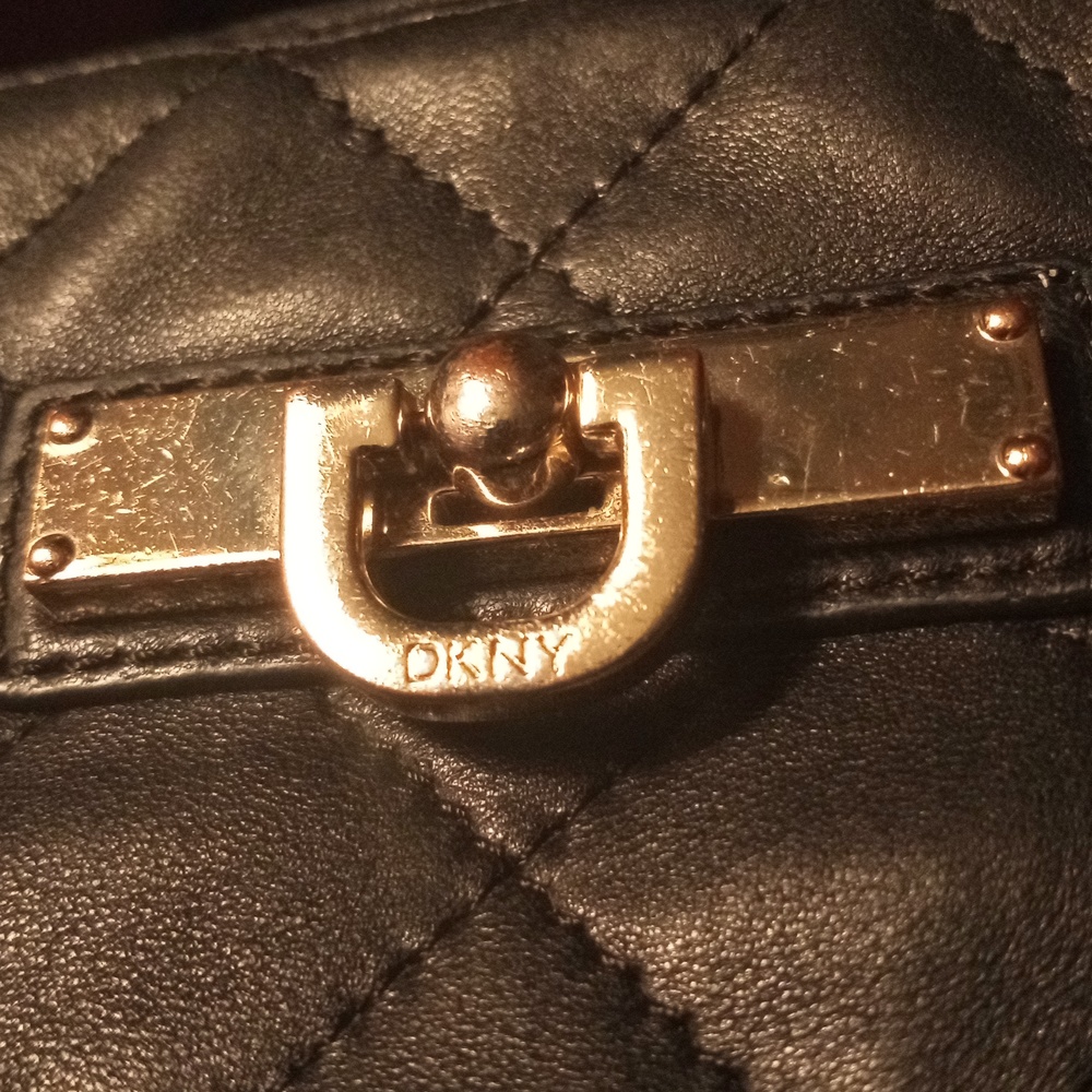 DKNY Large Shoulder bag/Tote, 14  wide, 11 inches tall excluding 13 inch straps